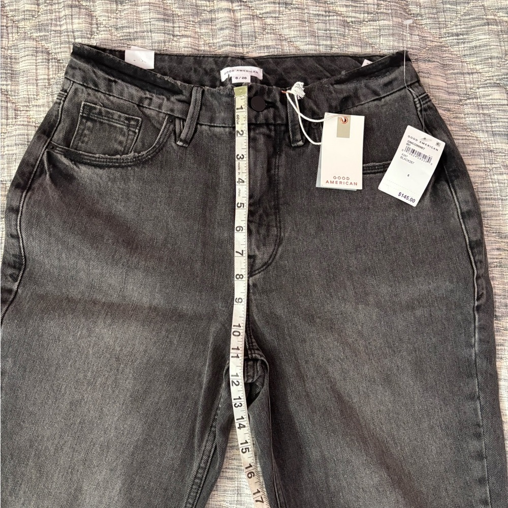 Good American High Rise Straight Leg Jeans Sz 6 NWT | Good American Jeans NEW - - Picture 6 of 11